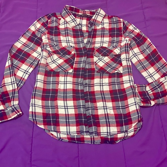 Zara Tops - Zara Plaid Shirt